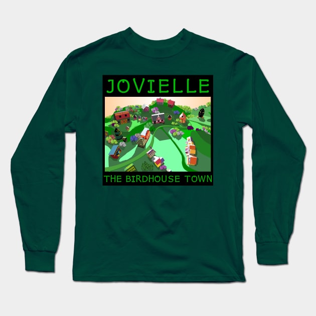 Jovielle The Birdhouse Town Long Sleeve T-Shirt by ArtticArlo